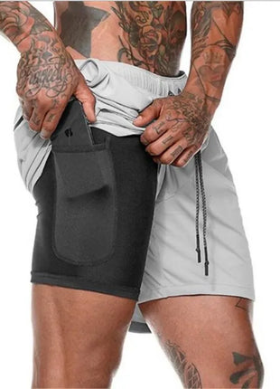 Men Workout Training Gym Fitness Shorts
