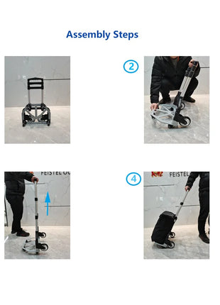Heavy-Duty Folding Stair Climbing Trolley