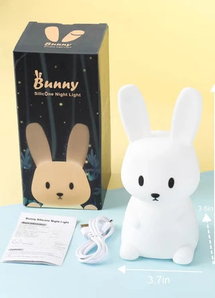 Cute Rabbit Touch Sensor LED Night Light
