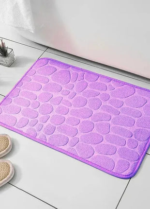 Embossed Pebble Anti-Slip Floor Mat – Bathroom & Living Room