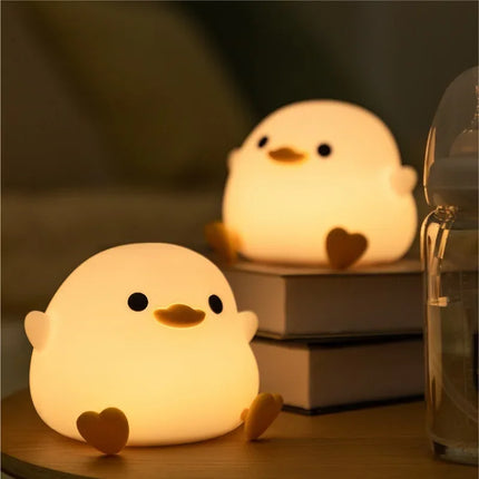 LED Night light Cute Duck Lamp — Soft Glow Bedside Light