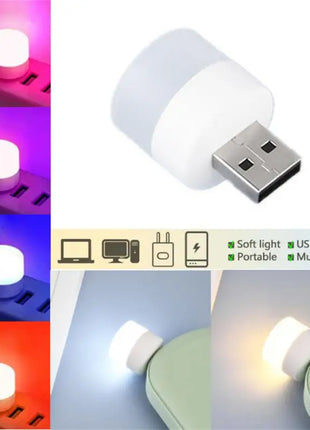 USB Rechargeable PIR Motion Sensor LED Night Light