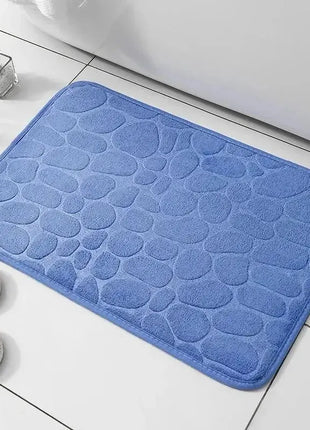 Embossed Pebble Anti-Slip Floor Mat – Bathroom & Living Room