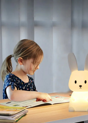 Cute Rabbit Touch Sensor LED Night Light