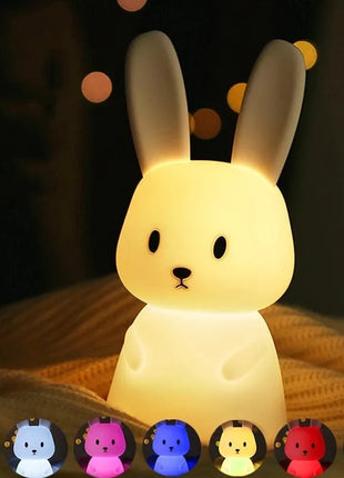 Cute Rabbit Touch Sensor LED Night Light