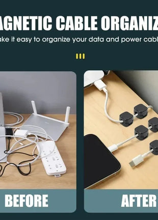 Magnetic Cable Clip Holder - one-hand magnetic clamp
