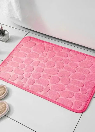 Embossed Pebble Anti-Slip Floor Mat – Bathroom & Living Room