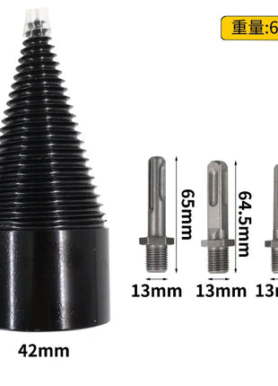 WoodCrack Pro Drill Set – Fast, Easy Firewood Splitting