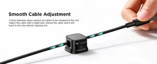 Magnetic Cable Clip Holder - one-hand magnetic clamp