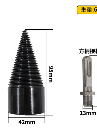 WoodCrack Pro Drill Set – Fast, Easy Firewood Splitting
