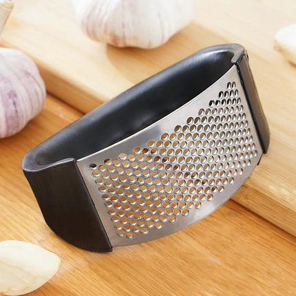 Stainless Steel Garlic Crusher — Premium Quality
