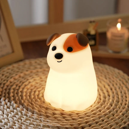 Cute Rabbit Touch Sensor LED Night Light — Soft Glow Bedside Light