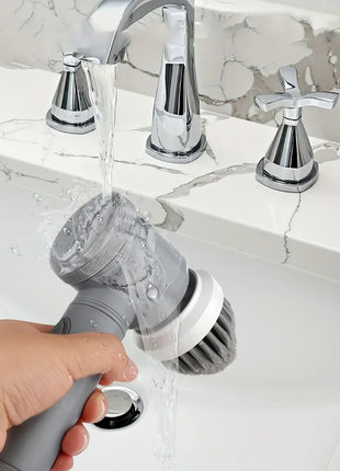 Rechargeable ergonomic handle Electric Spin Scrubber