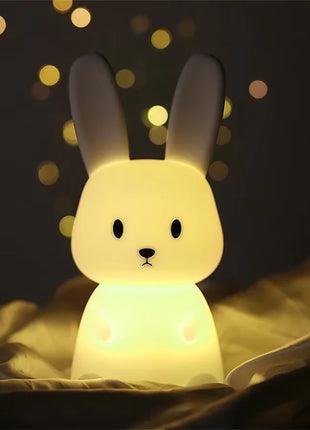 Cute Rabbit Touch Sensor LED Night Light