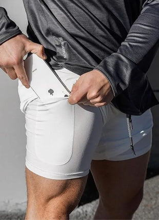 Men Workout Training Gym Fitness Shorts
