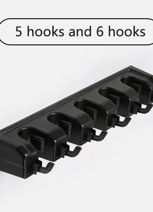 Multi-Functional Mop & Broom Organizer Rack
