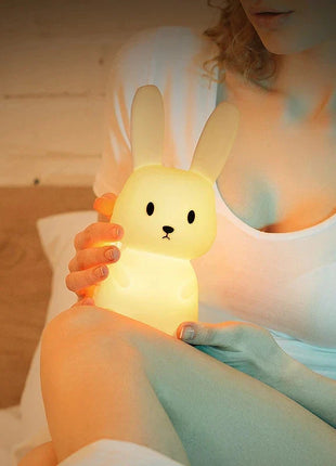 Cute Rabbit Touch Sensor LED Night Light