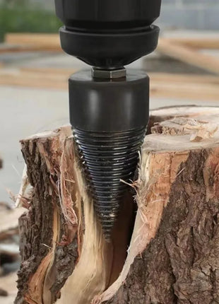WoodCrack Pro Drill Set – Fast, Easy Firewood Splitting
