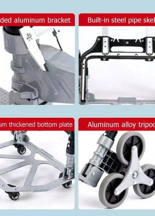 Heavy-Duty Folding Stair Climbing Trolley
