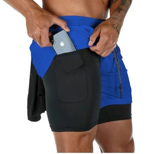 Men Workout Training Gym Fitness Shorts