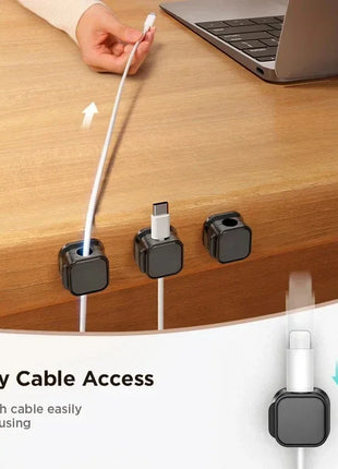 Magnetic Cable Clip Holder - one-hand magnetic clamp