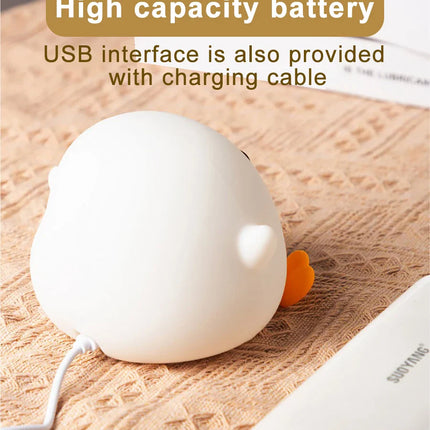 LED Night light Cute Duck Lamp — Soft Glow Bedside Light