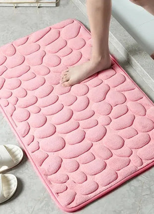 Embossed Pebble Anti-Slip Floor Mat – Bathroom & Living Room