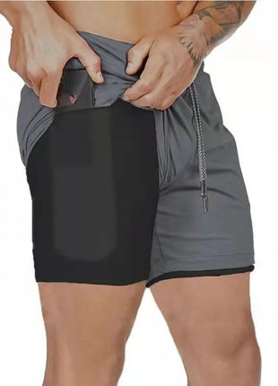 Men Workout Training Gym Fitness Shorts