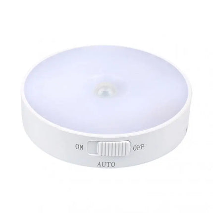 USB Rechargeable PIR Motion Sensor LED Night Light — Soft Glow Bed