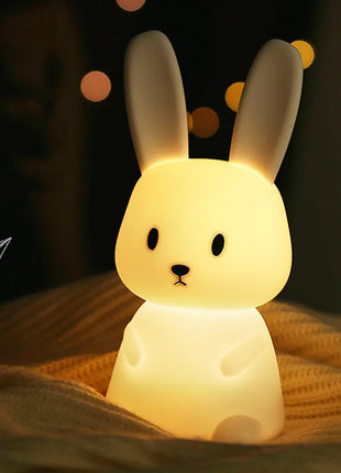 Cute Rabbit Touch Sensor LED Night Light
