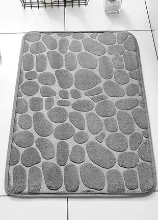 Embossed Pebble Anti-Slip Floor Mat – Bathroom & Living Room