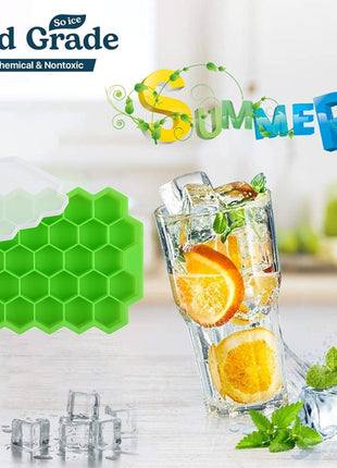 Silicone Ice cubes Maker - Reusable Trays