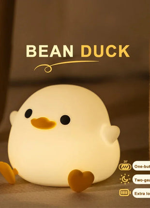 LED Night light Cute Duck Lamp