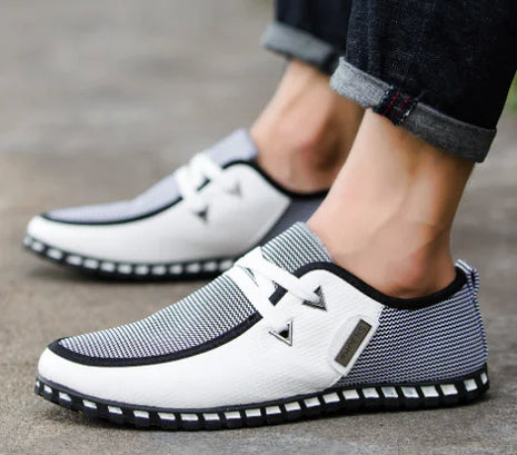 Casual Bean Shoes for Big Size Men's Footwear