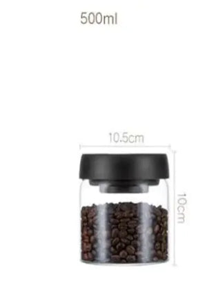 Vacuum Sealed Glass Storage Jar Set