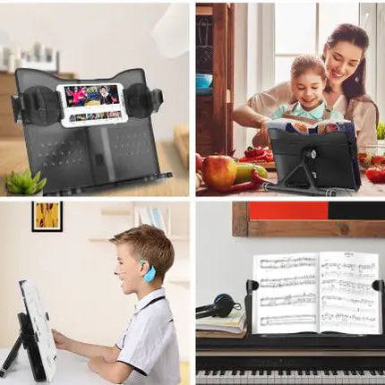 Adjustable Multifunctional Student Reading Shelf with Storage