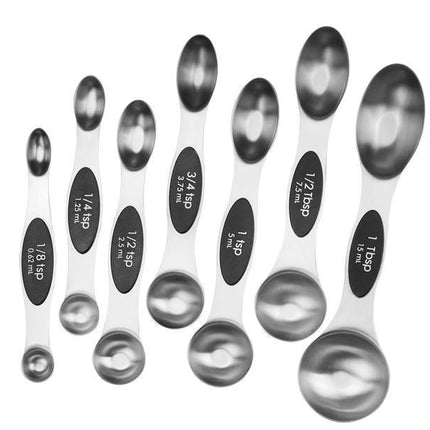 Stainless Steel Magnetic Double Head Measuring Spoon Set