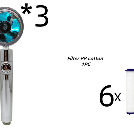 High Pressure Handheld Shower Head with Stop Button