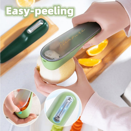 Peeler Knife with Storage Tube for Fruits Vegetables