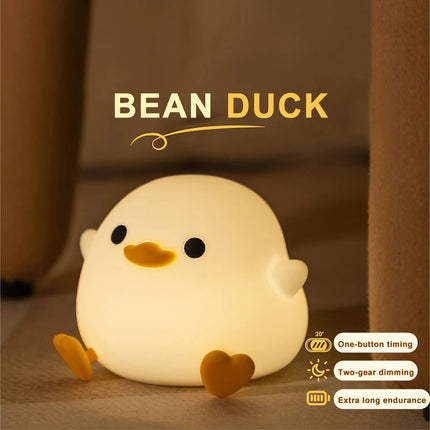 Doudou Duck™ Soft Glow Silicone Night Light