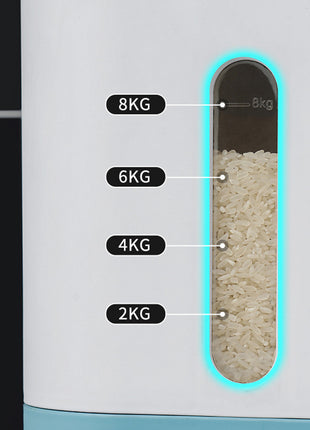 Kitchen Intelligent Metering 12kg Automatic Rice Bucket