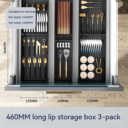 Adjustable Kitchen Drawer Organizer Storage Divider Tray