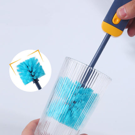 Bottle & Cup Cleaning Brush Set – Multifunctional U-Shaped Silicone Gap Cleaner