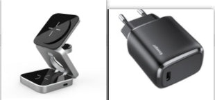 Magnetic 3-in-1 Wireless Charging Station – Foldable Charger
