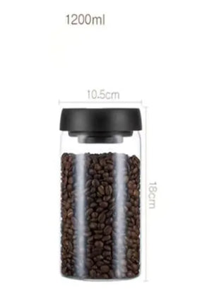 Vacuum Sealed Glass Storage Jar Set