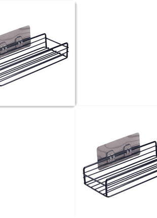 Bathroom Shelf Corner Frame Shower Wrought Iron Kitchen Accessories Storage Rack Holder Bathroom Shelves Bathroom Equipment