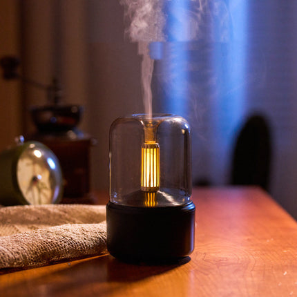 Portable USB Cool Mist Humidifier with LED Nightlight