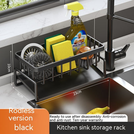 Multi-Functional Kitchen Sink Storage and Drainage Rack