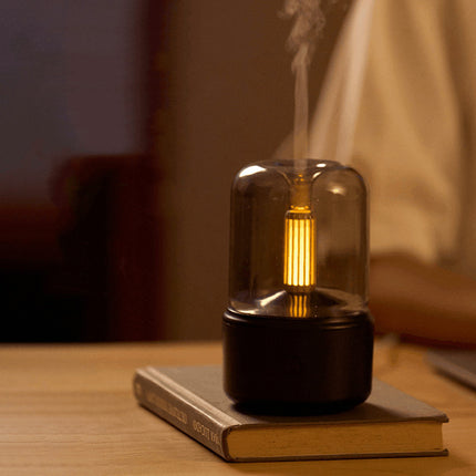 Portable USB Cool Mist Humidifier with LED Nightlight