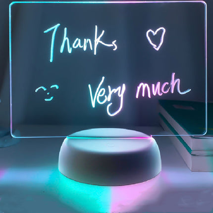 3D Acrylic Panel LED Handwritten Message Board